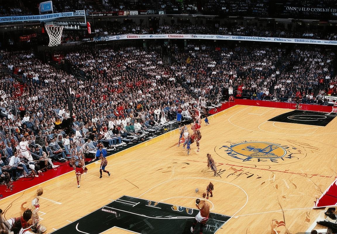 1996年NBA公牛勇士巅峰对决：乔丹传奇对决回顾