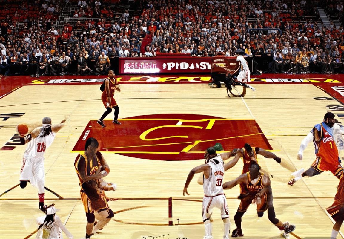 2004年NBA经典对决：勒布朗VS姚麦激情战记(图3)